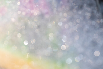 Obraz premium Artistic bokeh on a bright and intense background. Bokeh like a sparkle Graphic resources