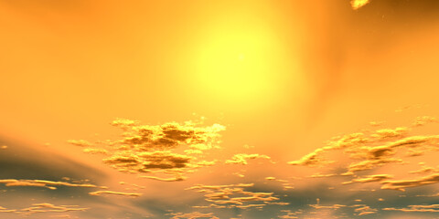 Fototapeta premium Alien Planet Sky. 3D rendering