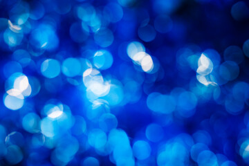 abstract blue bokeh background