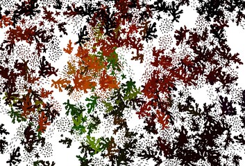 Naklejka premium Light Green, Red vector texture with abstract forms.