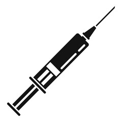 Measles syringe icon. Simple illustration of measles syringe vector icon for web design isolated on white background