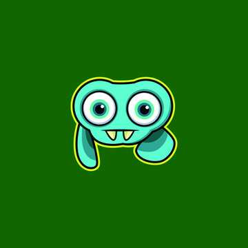 recommend clip art: Monster Cute Cartoon Mascot Illustration Vector Logo.
