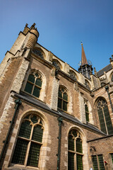Fototapeta na wymiar Grote Kerk or Maria Magadelana Church in Goes, The Netherlands