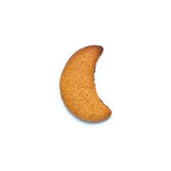 Moon shape cookie.