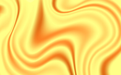 Gold abstract background, silky metallic golden waves, vector illustration.