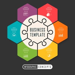 Infographic timeline template can be used for chart, diagram, web design, presentation, advertising, history