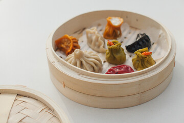 Japanese dumplings in a box