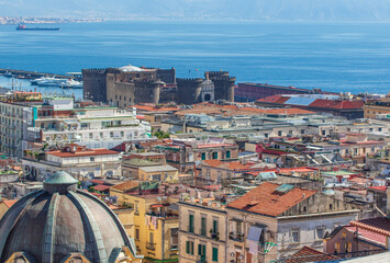 Naples, Italy - a Unesco World Heritage site since 1995, Old Town Naples displays plenty of...