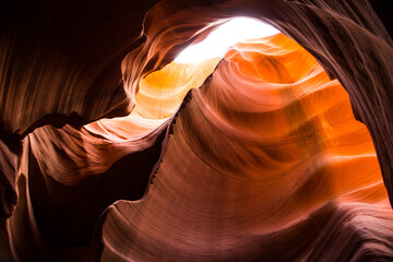 journey in the labyrinth to antelope canyon, rocks and desert enchant