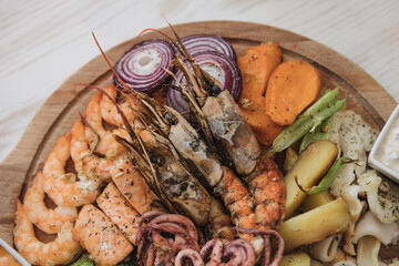 shrimp and other seafood