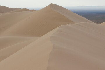 sand dunes in the Gobi desert, Mongolia 