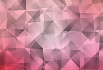 Light Pink, Yellow vector polygonal pattern.