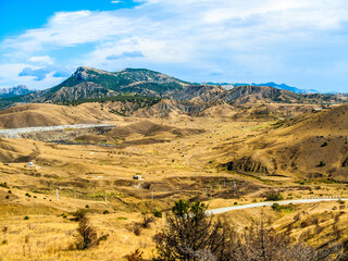 Steppe and mountains