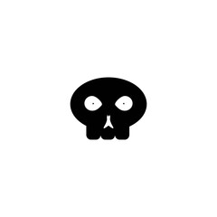 Hallowen icon logo, vector design