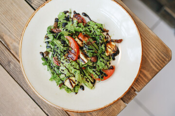 salad with vegetables