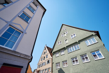 Travel and architecture. Traditional old house in Europe.