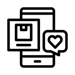 phone app customer digital brand touchpoints black icon vector. phone app customer digital brand touchpoints sign. isolated symbol illustration