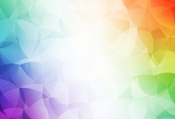Obraz premium Light Multicolor vector low poly layout.