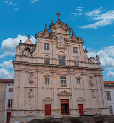 Sé Nova de Coimbra, fachada.