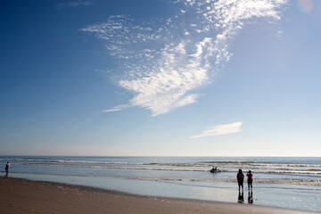 couple walking on the beach