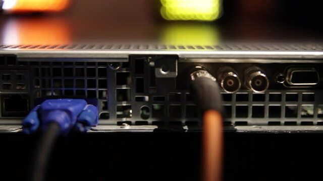 Server back rack equipment