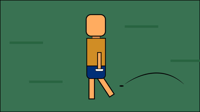 Simple nice kick guy 90s old style