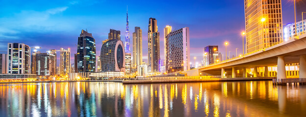 Dubai business center skyline, UAE