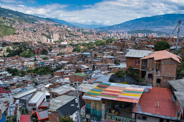 Comuna 13 in Medellín, Colombia tourist destination.