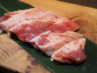 黒毛和牛焼肉（カルビ）