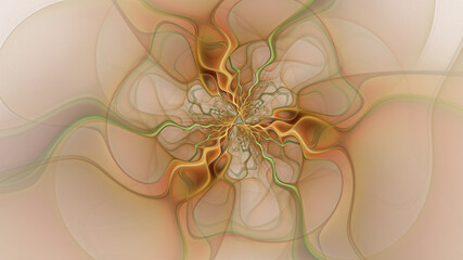 3d effect - abstract fractal graphic