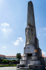 The obelisk of Horea, Closca and Crisan located in front of the third gate of the Alba Carolina...