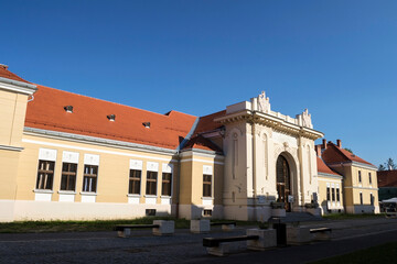 Fototapeta na wymiar National Museum of the Union hall. Alba Iulia, Romania.