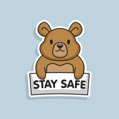 Cute animal preventive covid 19