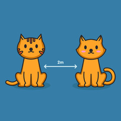 Animal social distancing concept design