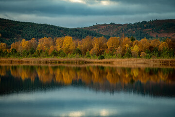 Scottish Loch in Autumn.