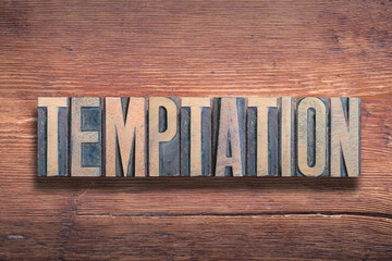 temptation word wood