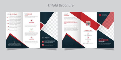 Tri-Fold Brochure Design for your Company, Corporate, Business, Advertising, Marketing, modern and unique brochure template
