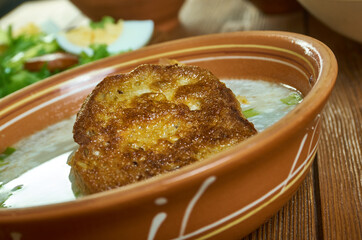 Tourin French garlic soup