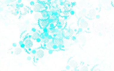 Light Blue, Green vector natural artwork with flowers