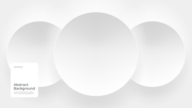 Abstract background illustration in neomorphism style. Minimal wallpaper, backdrop. Eps10 vector.