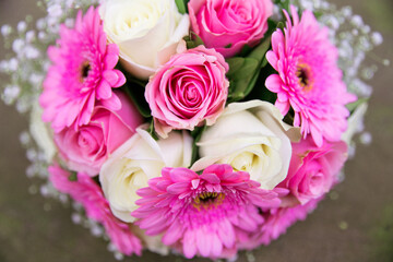 pinker Blumenstrauss