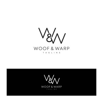 Modern and luxurious W & W letter initial logo design