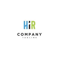 Simple and professional HHR letter initials logo 2