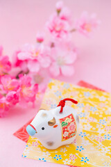 丑年の正月素材