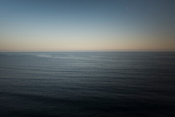 sunset over the sea