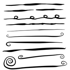 Kooky Black Lines Collection in Vector 