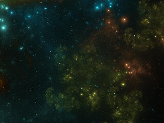 Imaginatory fractal background Image