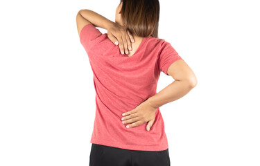 woman back and Spine Pain .