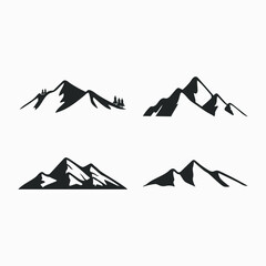 mountain vector  logo  and illustration