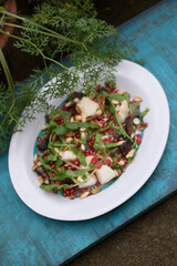 Salad in a plate